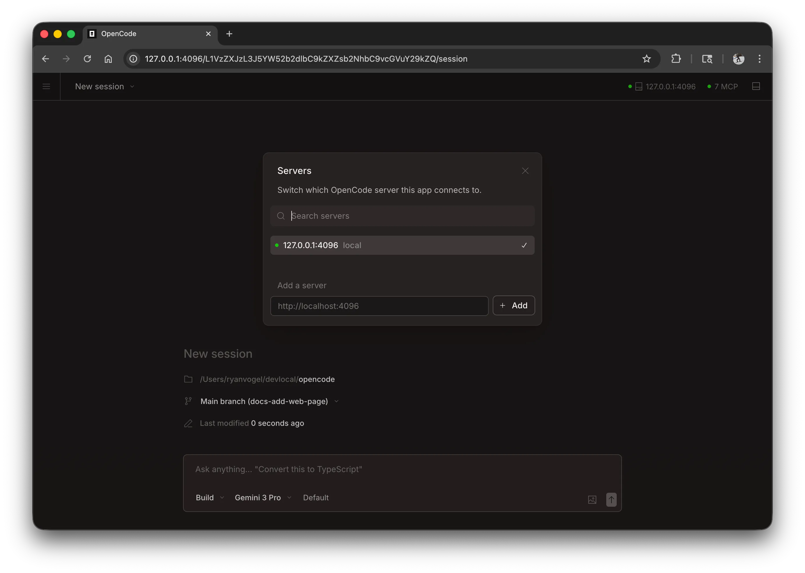 Matrix Web - See Servers